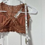 Aeropostale NWT Aerpostale Brown Lace Racerback padded bralette size XS Photo 4