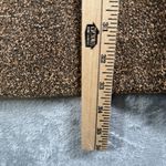 Newport News Coat Womens 4 Brown Embroidered Floral Long Jacket Boho Cottagecore Photo 9