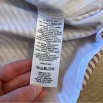 Maeve  x Anthropologie Puff Sleeve Striped Sweatshirt Layered Size M Photo 4