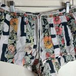 Victoria's Secret  White Floral Multi Pajama Soft Lace shorts size medium Photo 2