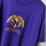 Vintage 90s Greater New Birth Church Bible Verse Tee 3XL 50/50 Single Stitch Purple Size undefined Photo 5