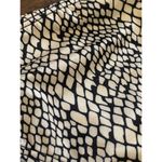 Victoria's Secret VS Victoria’s Secret Swimsuit Strappy Bikini Bottom Snakeskin Ivory Black NWOT S Photo 3