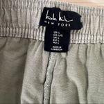 Green Nicole Miller Linen Skort Size L Photo 3