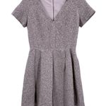 Club Monaco  Black White Speckled Cotton Blend Fit Flare Dress Size 2 Photo 0