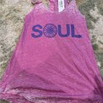 SoulCycle  Pink Graphic Tank Top Photo 0