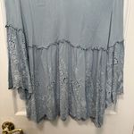 Karen Kane  Blue Eyelet Blouse Size XL Photo 1