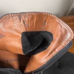 Lucky Brand Kaarina Fringe Suede Leather Ankle Boot Bootie Black Western Size 7 Photo 9