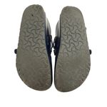 Birkenstock  Dorian Mary Jane Shoes Blue Sz 9 Leather Buckle Cross Strap Slip On Photo 8