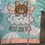 Good Job Lil Bub Light Blue Cat Crewneck Sweatshirt M Size M Photo 5