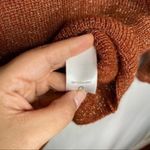 Apiece Apart Arkestra Metallic Balloon Sleeve Sweater in Terra Cotta Marl XS Photo 8