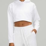 Lululemon All Yours Cropped Hoodie White Size 2 Photo 4