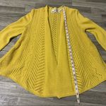 Anthropologie Rosie Neira Yellow Crochet Long Sleeve Cardigan; XS Women’s Photo 4