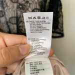 Reiss Jade Floral Lace Bell Sleeve Semi Sheer Mini Dress Black Sz 2 Photo 13