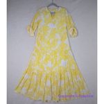 Chico's New!  Tiered Paisley Maxi Dress‎ yellow, Chico size 0, US size S/4 Photo 3