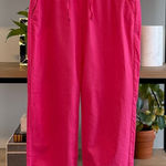 J.Crew  Mid-Rise Linen Cotton Ankle Pull On Pant, 2 Photo 0