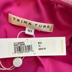 Trina Turk Soozy Halter Ruffle Pencil Dress Women's 10 Hot Pink Formal Party NWT Photo 11