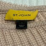 St. John Asymmetrical Silk Blend Knit Sweater Old Money Career Academia Luxury L Photo 6