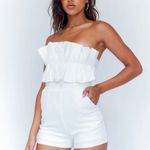 Princess Polly  Romper White Photo 0