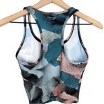 Calvin Klein  Performance Flower Power Crop Top Printed Racerback Wicking Tank Photo 7