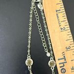 Lia Sophia Silver-tone Molecule Black Sparkly Center Accent 30”Necklace 31g. Photo 11