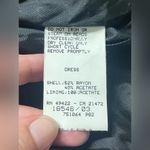 Vintage Scott McClintock Blacked Floral Beaded Mini Party Cocktail Dress Size 6 Black Photo 9