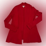 Dana Buchman  Vibrant Red Cardigan Sz S Photo 0