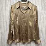 Madewell Womens Size 6  Satin Button Up Top NWT Photo 0