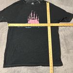 Disney Walt World Dark Gray/Black with Pink Cinderella Castle Top/ Shirt -Medium Photo 2