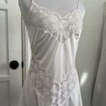 Pink Rose Romantic Vintage Japanese Silky Satin Slip Dress Mini Blush  Lace S Photo 4