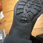 Karl Lagerfeld Paris Riding Boot leather Mimi 6.5 black Photo 9