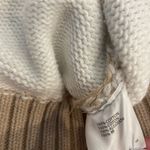 Brandy Melville  Striped Beige and White  Sweater Photo 2