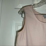 Paraphrase  Light Pink Scoop Neck Scalloped Hem Blouse M Photo 3