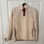 Jones New York Jones, New York cream quilted sweater size medium Photo 0