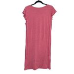 Artisan NY Casual Shift Dress Size L Pink, Red Coral Rayon Spandex Photo 1