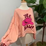 Peach Love California Peach Love | Yeehaw Cropped Sweatshirt Photo 2