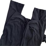 Reformation ✨ Black Kassia Tie Waist Ribbed Pants✨ Photo 7