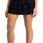 Ideology 🆕  Women’s Plus Size Tiered Pull On Black Skort - NWT Photo 0