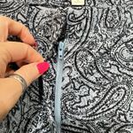 J. Jill Plus Size 18 Pants Cropped Ankle Blue Paisley Print Flat Front Straight Photo 3