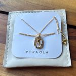 Letter S Necklace Gold Photo 1