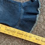 McGuire Denim  Dark Blue Ruffle Hem Flare Jeans Photo 6
