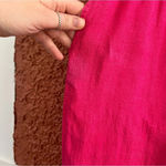 Women’s 100% Linen Pants Hot Pink Size Small Photo 3