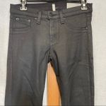 Rag and Bone  Distressed Black / Dark‎ Gray Mid Rise Legging Skinny Jeans Size 26 Photo 1