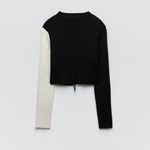 ZARA Bow trim knit sweater
Black and White Photo 7