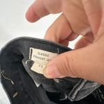 Madewell Womens Classic Straight Jeans in Lunar Wash Charcoal Black Size 25 Photo 4