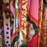 Anthropologie Geisha Designs Collage Midi Dress - Size S (Oversized) - Multicolor - NWT/Flawed Photo 5