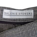 Vintage Valerie Stevens Black And White Houndstooth Plaid Trousers Pants Size 10 Photo 3