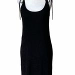 Kendall + Kylie Black Textured Slip Mini Dress Photo 0