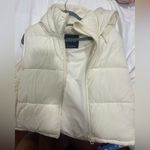 ZARA  Creame Puffy Hooded Vest Photo 1