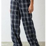 Jaded London  - Aphex Check Wide Leg Pants in Black & Gray Photo 4