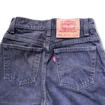 Vintage Levi’s 512 Women’s Slim Taper Jeans Black Charcoal USA Made High Rise Gray Size 27 Photo 5